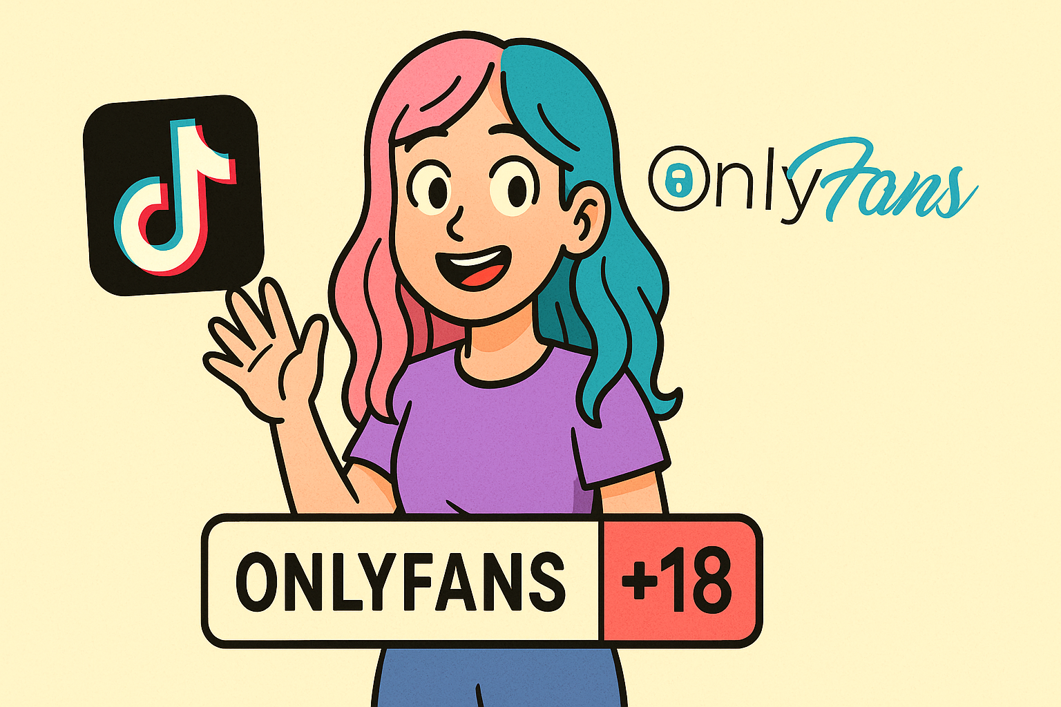 TikTok’ta şeker, OnlyFans’ta roket!